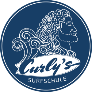 Das neue Logo von Curlys Surfschule